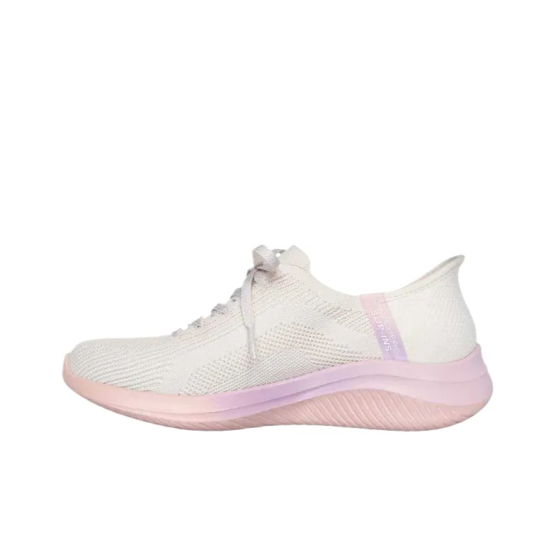 Skechers Ultra Flex 3.0 Shock Absorbers Low Top Casual Shoes Women's Natural-2