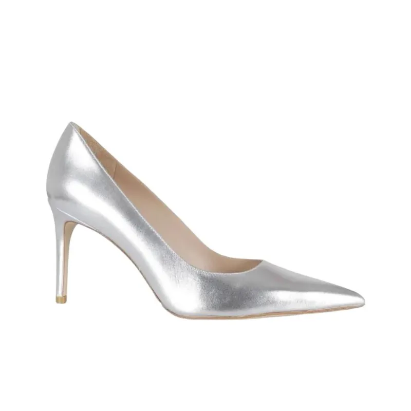 Stuart Weitzman/SW Slim Heel High Heels 8.5cm Women's Silver-2
