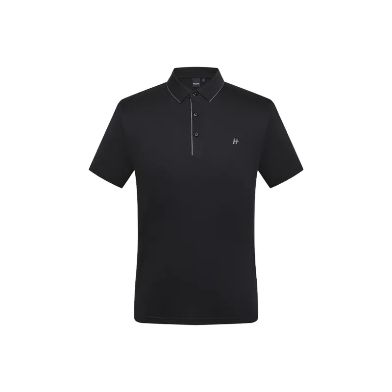 DANIEL HECHTER Summer Polo Shirt Men's Black-0