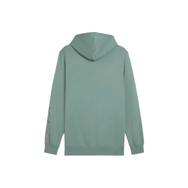PUMA Essentials Logohoodie Sweatshirt Men's Green-1
