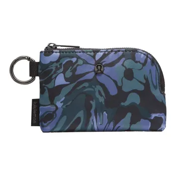 Lululemon Polyester Card Holder Regular Unisex Camouflage Black