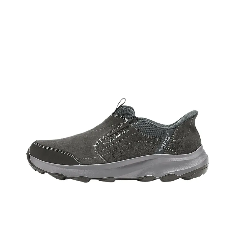 Skechers OUTDOOR MENS Low Top Outdoor Shoes Men's Olive Green-0