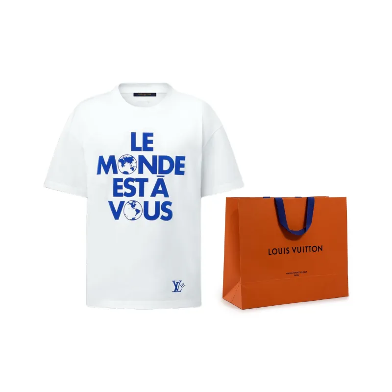 LOUIS VUITTON Graphic Cotton T Shirt-5
