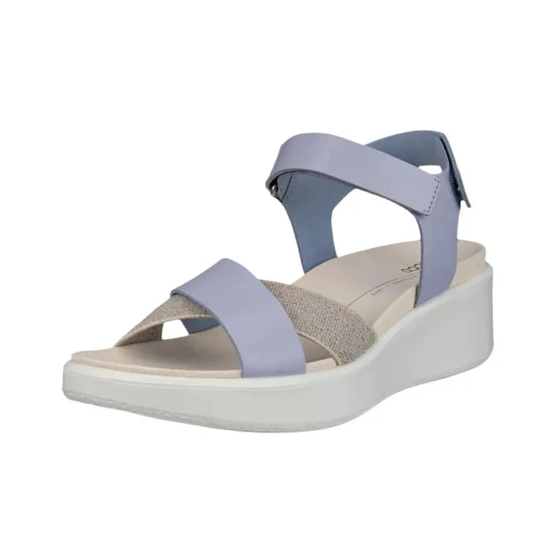 Ecco Flowt Wedge L One Strap Sandals Women's Purple-1