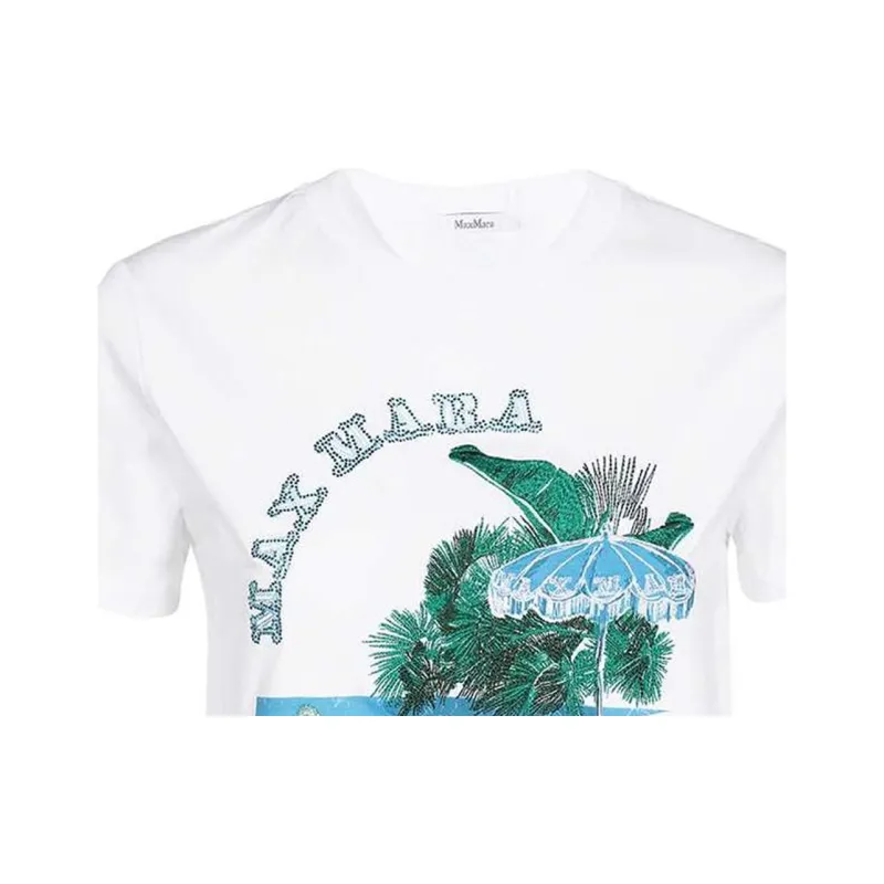 MaxMara T Shirts Women's White-2