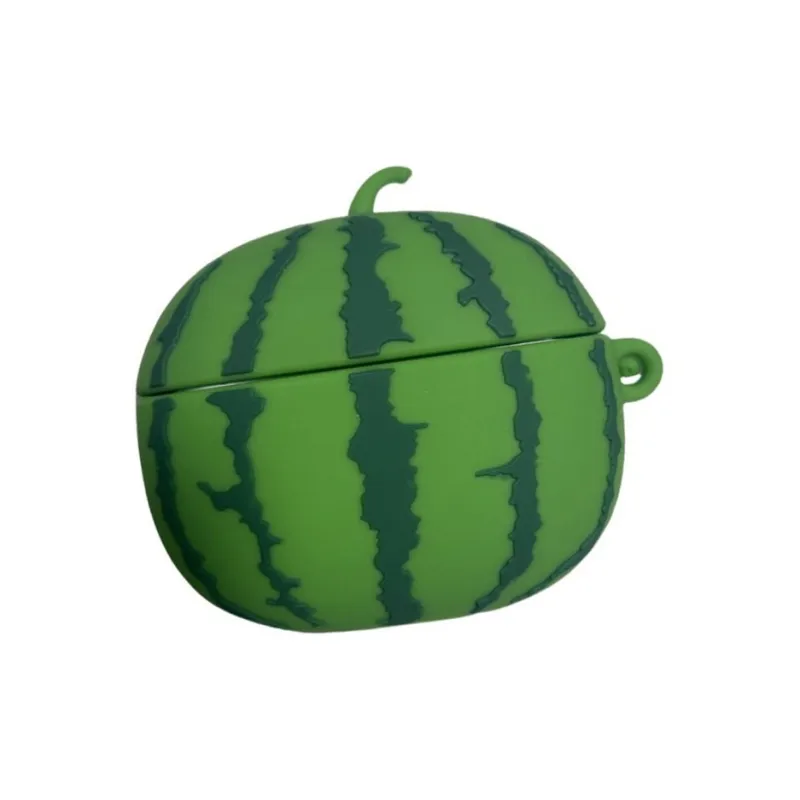 Baohuguang Compatibility Apple AirPods Pro 2/1/2/3 TPU Fashion Minimalist Style Watermelon Headphone Cases-1