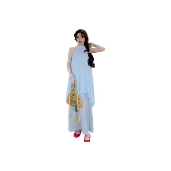 Flowers In Water Slip Dress Women's