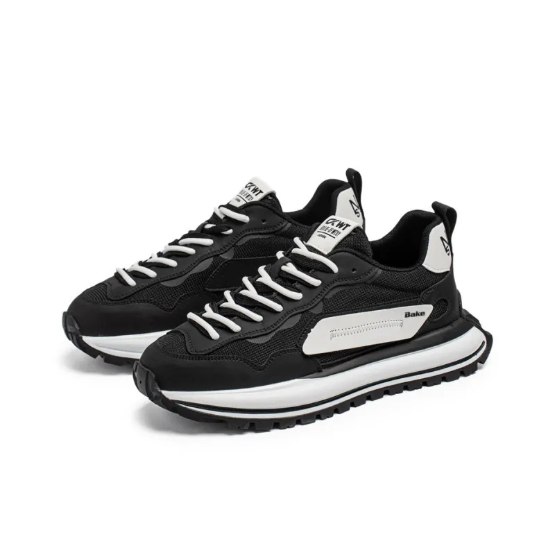 BAKE Slip Resistant And Abrasion Resistant Coverage Low Top Chunky Sneakers Men's-2