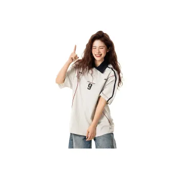 NEVER RULE Polo Shirts Unisex Cloud Gray
