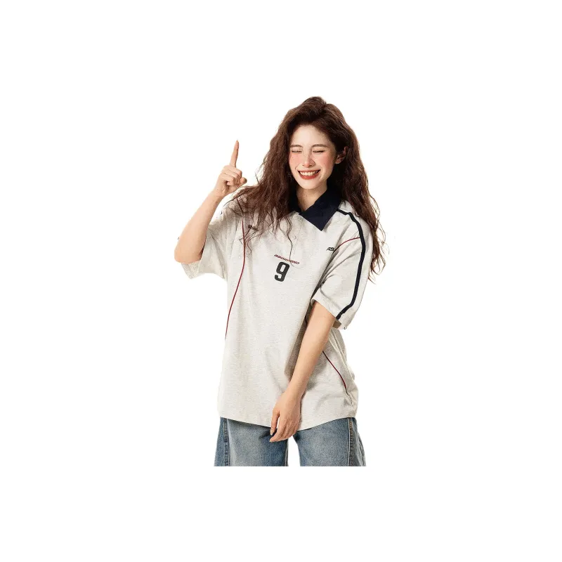 NEVER RULE Polo Shirts Unisex Cloud Gray-0