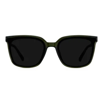 ENFANTIN TR/Memory Plastic Square Sunglasses Unisex