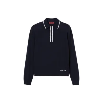 GUCCI Polo Shirts Men Blue