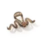 Tea Brown Rhinestone Claw Clip