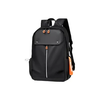 LETOO Nylon Backpack Regular Men's Black/Gray