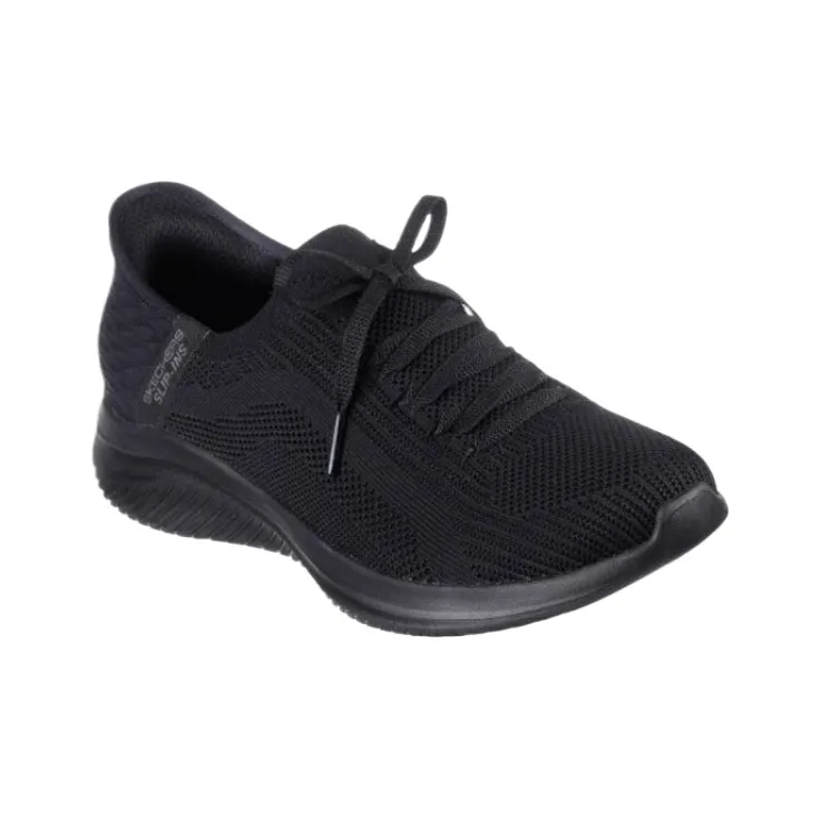 Skechers Ultra Flex 3.0 Low Top Casual Shoes Women's Black-2