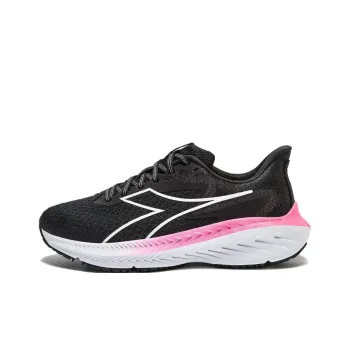Diadora Anti Slip Wear Resistant Low Top Casual Training Running Shoes Women's Black