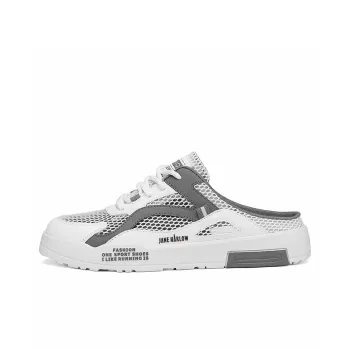JANE HARLOW Rubber Sole Abrasion Resistant Slip Resistant Closed Toe Slippers Men's