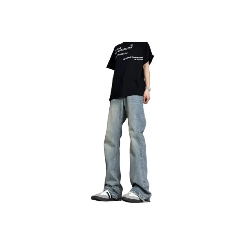 CENPIN Jeans Unisex Flare Night Black-28