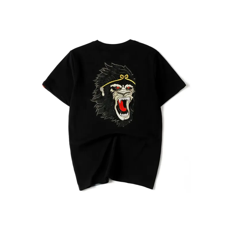 PANDA ADEVIL T Shirts Men Black-1