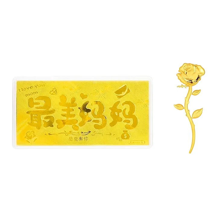 JOLLY NOTE Collection Savings Voucher Ornament Gift Gold Women's-8