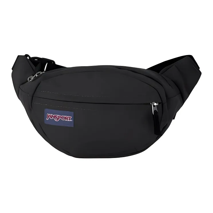 JanSport Fabric Fanny Pack Regular Unisex Classic Black-0