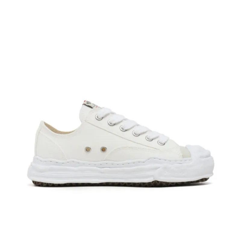 MIHARA YASUHIRO Balance Low Top Canvas Shoes Women's White-2