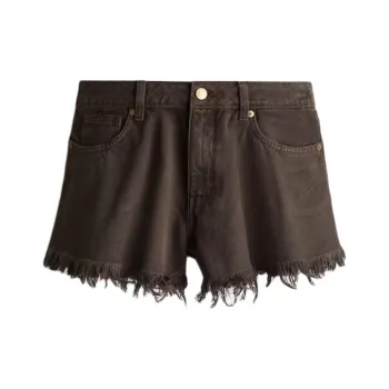 H&M Denim Shorts Women's Dark Beige