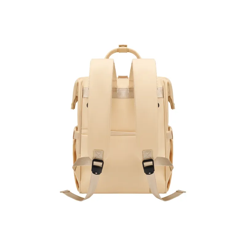 V.NINE Fabric Backpack Regular Women's Cheese Yellow-3