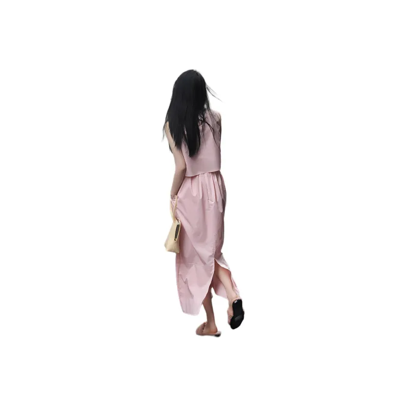 Flowers In Water Skirt Set Women's-1