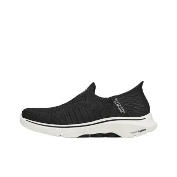 Skechers GO WALK 7 Low Top Casual Shoes Men's Black White