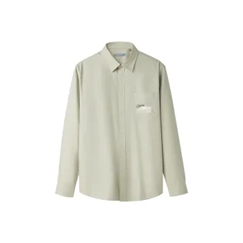 HLA Shirts Men Khaki 9B