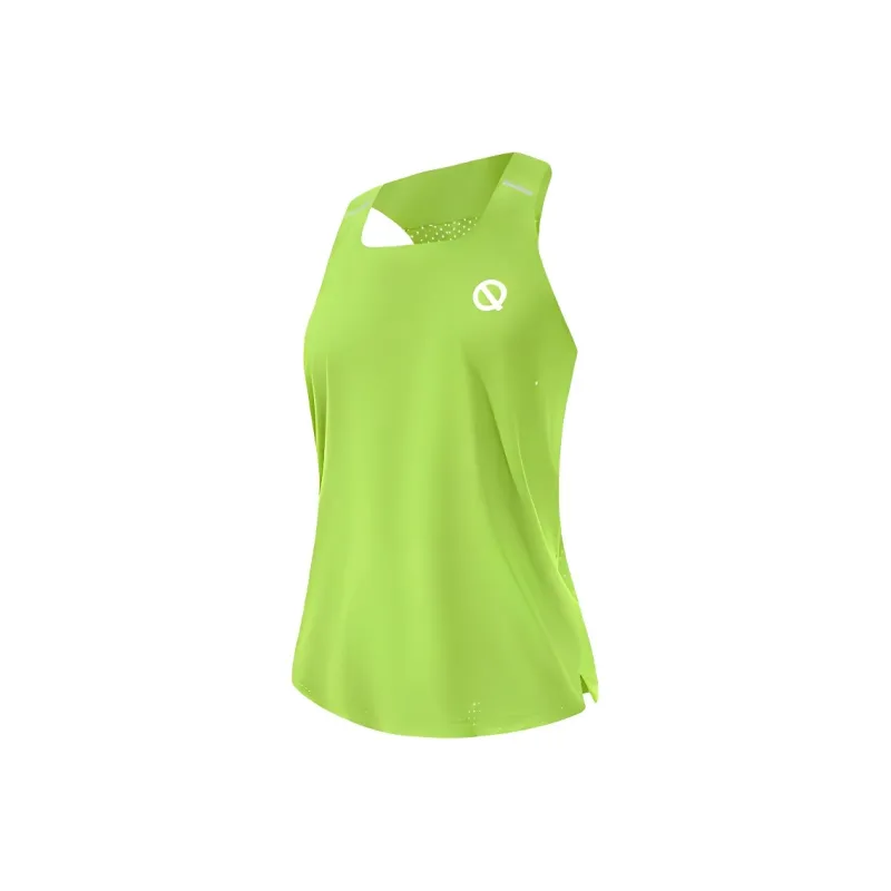 Qinkung Sport Vests Women's Neon Green-0