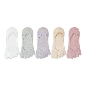 AUGUST No Show Socks Women's 5 Pack