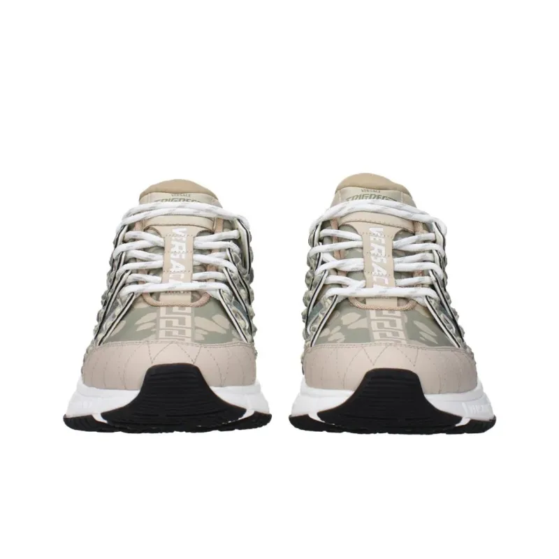 VERSACE Low Top Casual Shoes Men's Beige-4