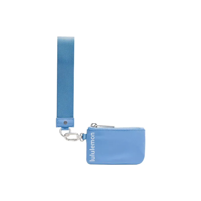 Lululemon Nylon Coin Purse Unisex Blue & White-1