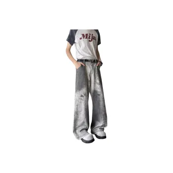 GY.VG Jeans Unisex Gray