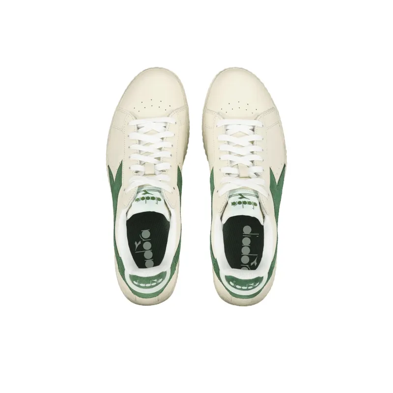 Diadora GAME L Anti Slip Wear Resistant Low Top Skateboard Shoes Men's White-2
