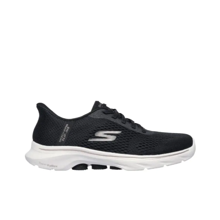 Skechers GO WALK 7 Low Top Casual Shoes Women's Black-1