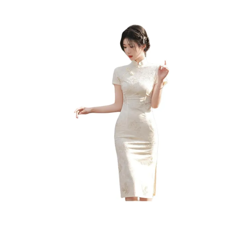 GUOZHEN Short Sleeved Dress Women's-0