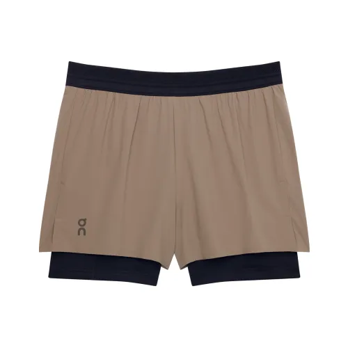 On Performance Sports Shorts Women's Brown