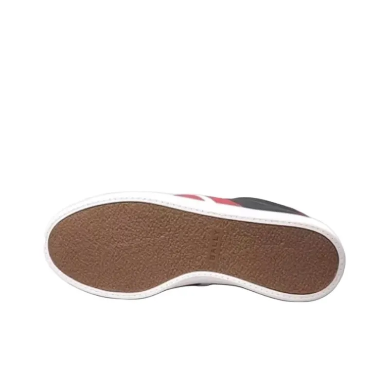 BALLY Low Top Skateboard Shoes Men's Black-3