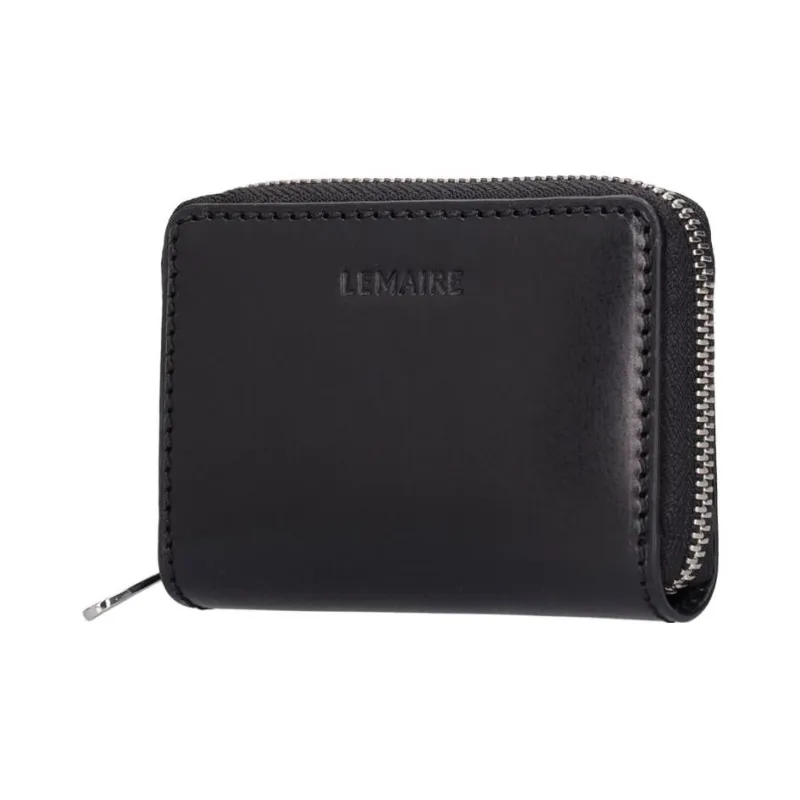Lemaire Cow Leather Wallet Men's Black-1