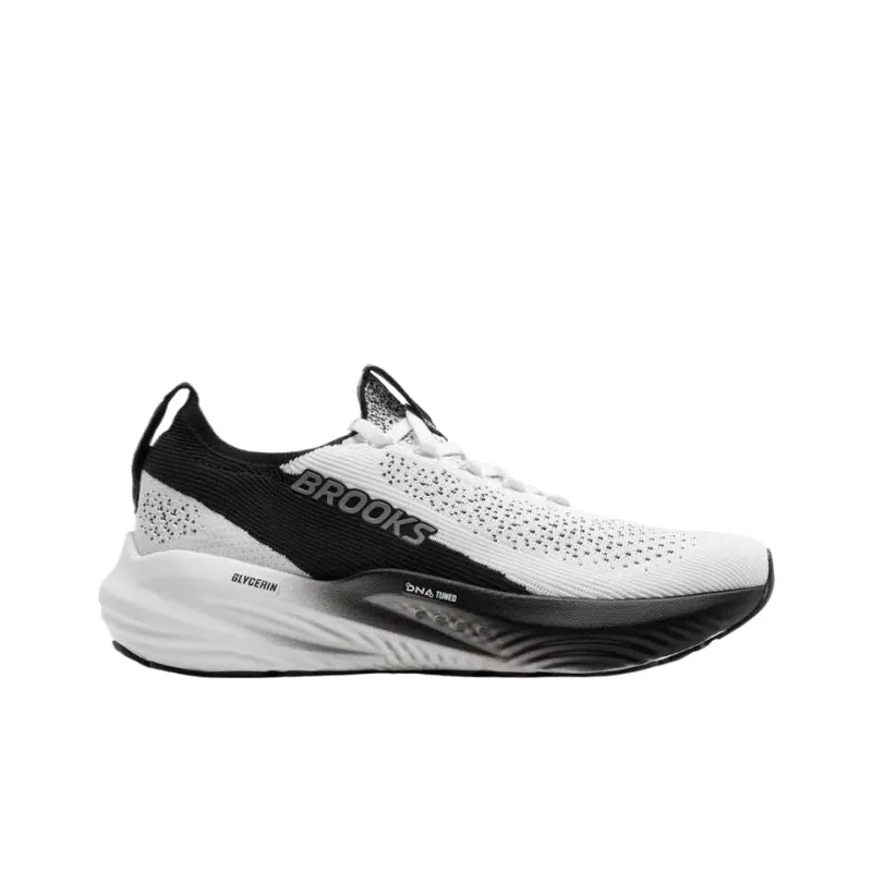 Brooks Glycerin StealthFit 22 Low Top Running Shoes Men's Black Gray-1