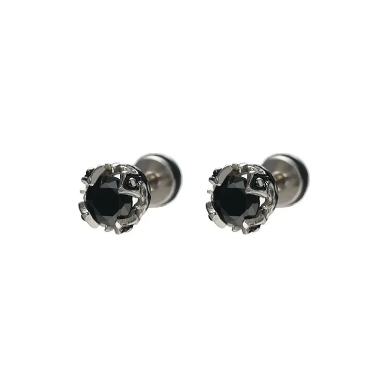 BLESSED BULLET Alloy Stud Earrings Men's-6