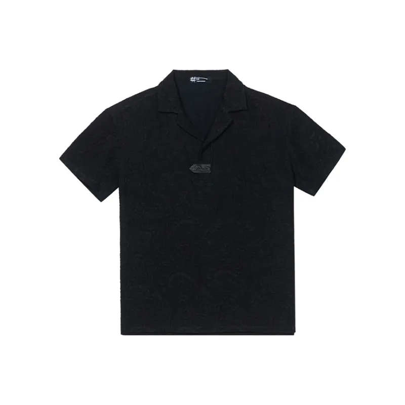 ANDREW MACKENZIE T Shirts Men Black-0