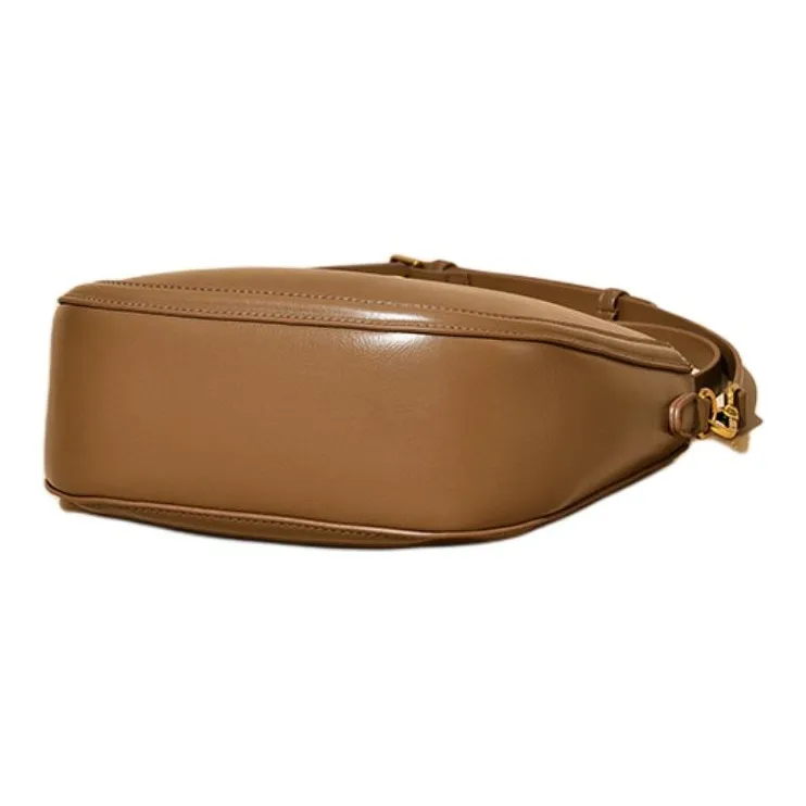 Versman PU Crossbody Bag, Shoulder Bag Trumpets Women's Black/Beige/Tea Brown-3