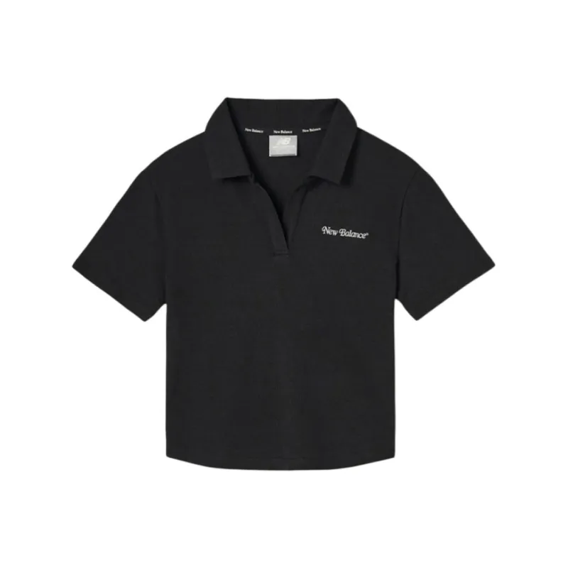 New Balance Polo Shirt Women's Black-0