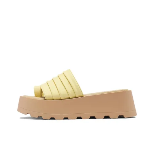 AGSDON Slide Slippers Women's Beige