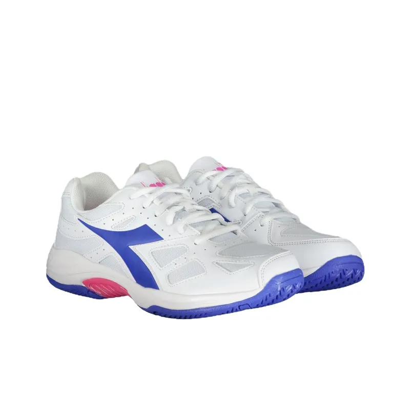 Diadora Anti Slip Wear Resistant Low Top Training Shoes Women's White-2
