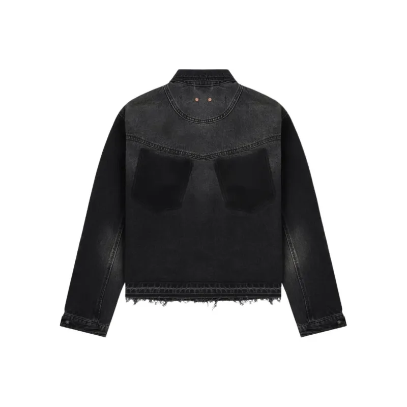ANDERSSON BELL Unfinished effect Denim Jacket-1